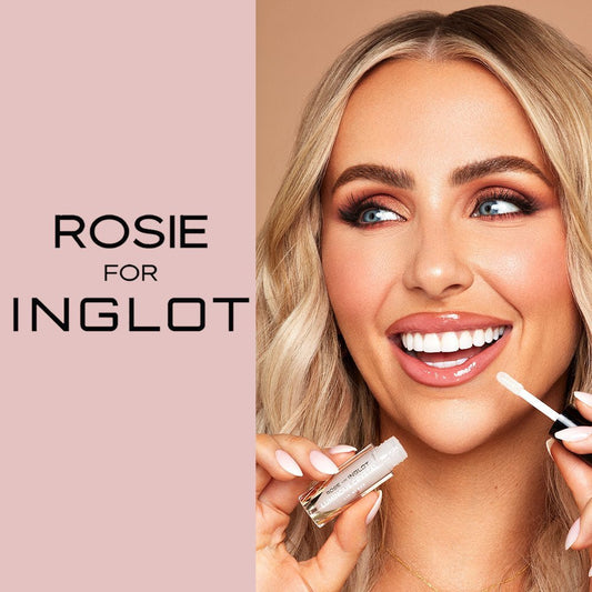 Inglot | Rosie Connolly | Inglot x Rosie | Rosie for Inglot | Makeup | new makeup collection | eyeshadow | bronzer | highlighter | lipstick | lip gloss | lipliner | eyelashes | mascara | eyeliner | makeup artist
