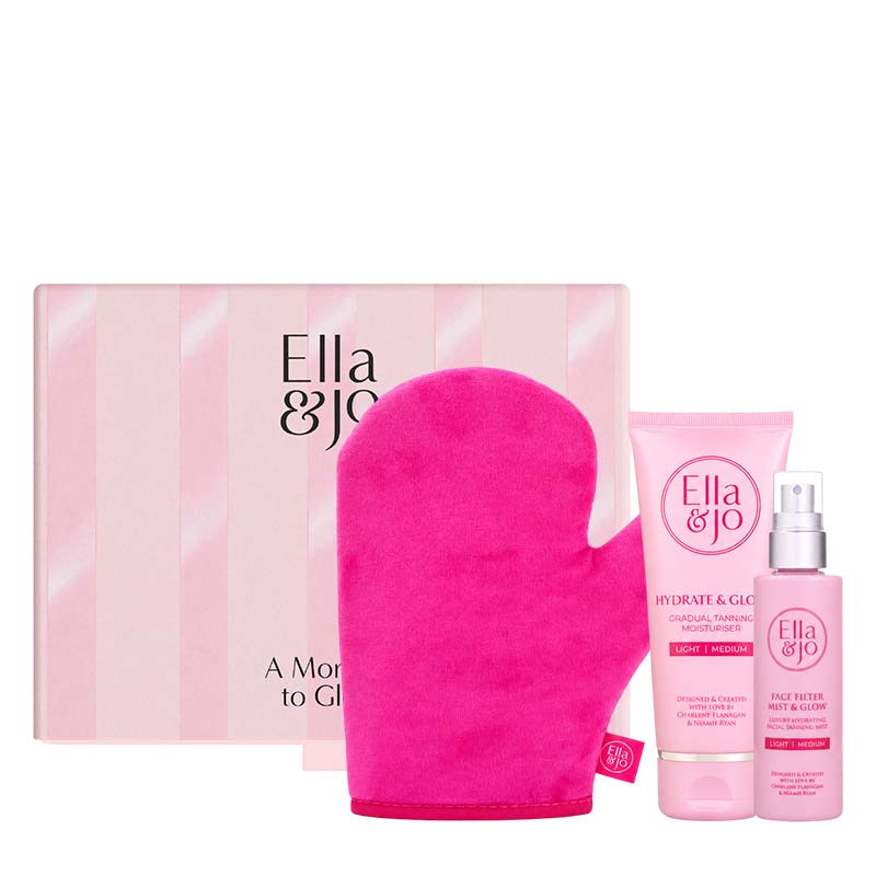 Ella & Jo Moment to Glow Self Tan Giftset With products