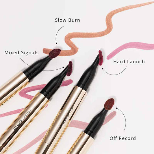 KASH Beauty Lip Lock Lip Stain Shade Swatches