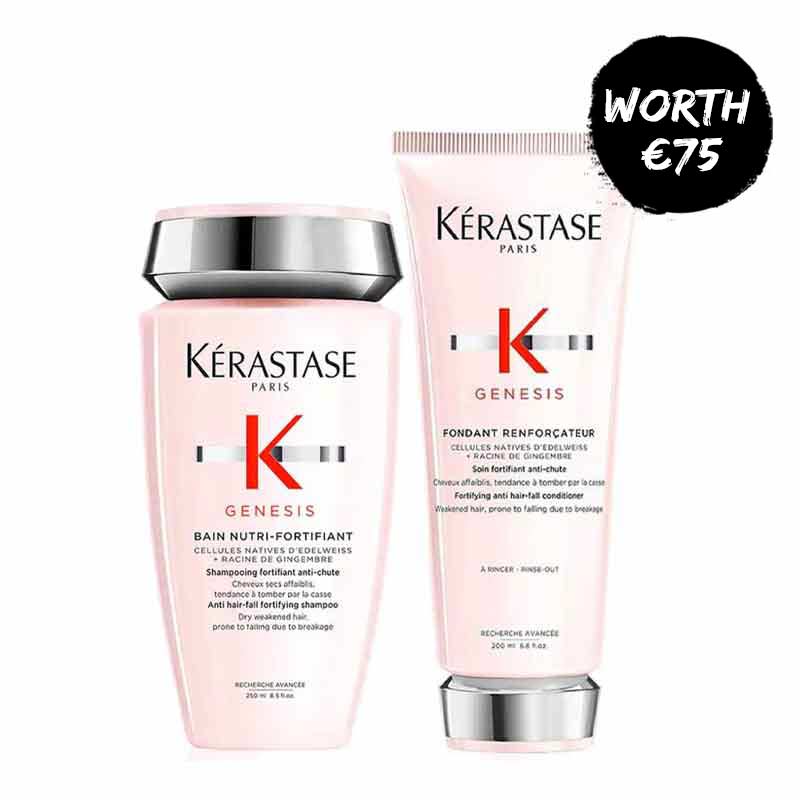 Kérastase Genesis Nutri Shampoo & Conditioner Duo for Thick or Dry Hair, haircare for weakened hair, haircare to prevent breakage