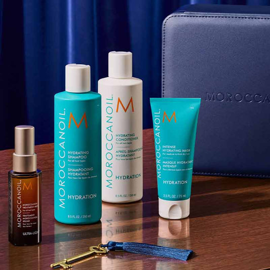 Moroccanoil The Hydration Suite Christmas Gift Set Stylised Image