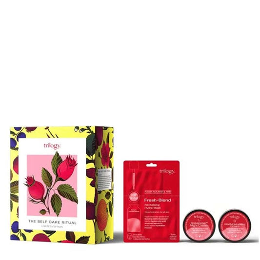 Trilogy Limited Edition Firming Skincare Gift Set Whats Included Image White Background