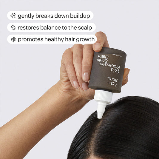 Act+Acre Cold Processed Scalp Detox | #1 Best Seller | Award-Winning Scalp Detox Treatment | lightweight pre-cleanse oil | Basil Leaf, Baobab Oil, Moringa Oil | healthier scalp | luscious locks.