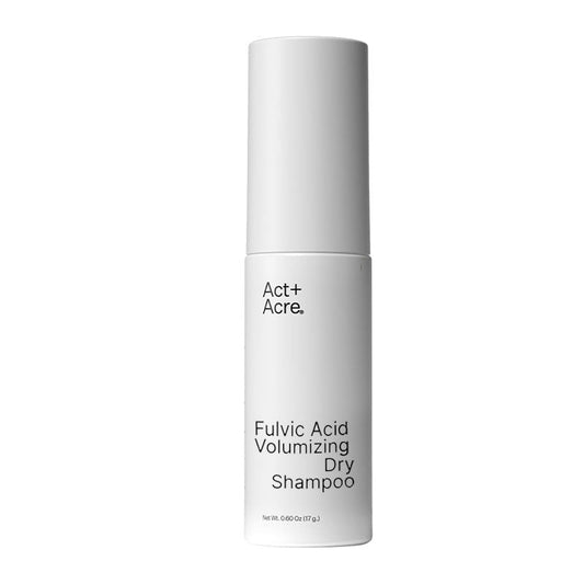 Act+Acre Plant-Based Dry Shampoo | refreshes hair | absorbs excess oil | neutralizes odors | adds volume | no chalky residue | seamless blend for fresh and rejuvenated hair.