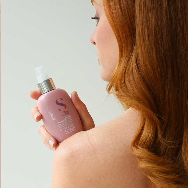 Alfaparf Semi Di Lino Moisture Nutritive Detangling Fluid, haircare for dry hair, Alfaparf Moisture