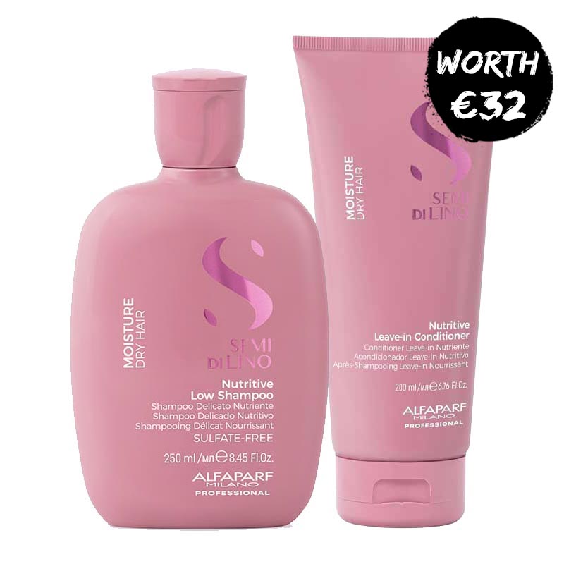 Alfaparf Semi Di Lino Moisture Nutritive Shampoo & Conditioner Duo