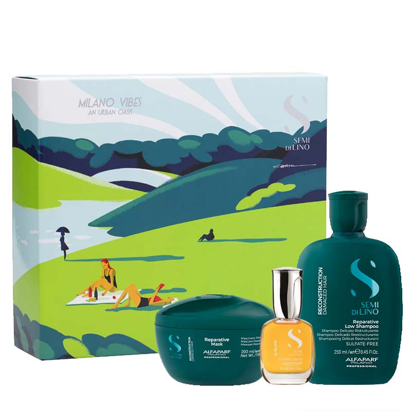 Alfaparf Semi Di Lino Reconstruction Gift Set