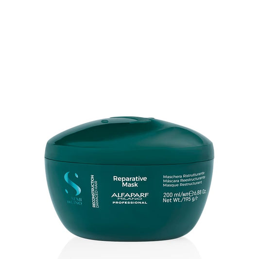 Alfaparf Milano Professional Semi Di Lino Reconstruction Reparative Mask, hair restructuring, hair fortification, hair resilience, soft and silky hair, hair repair