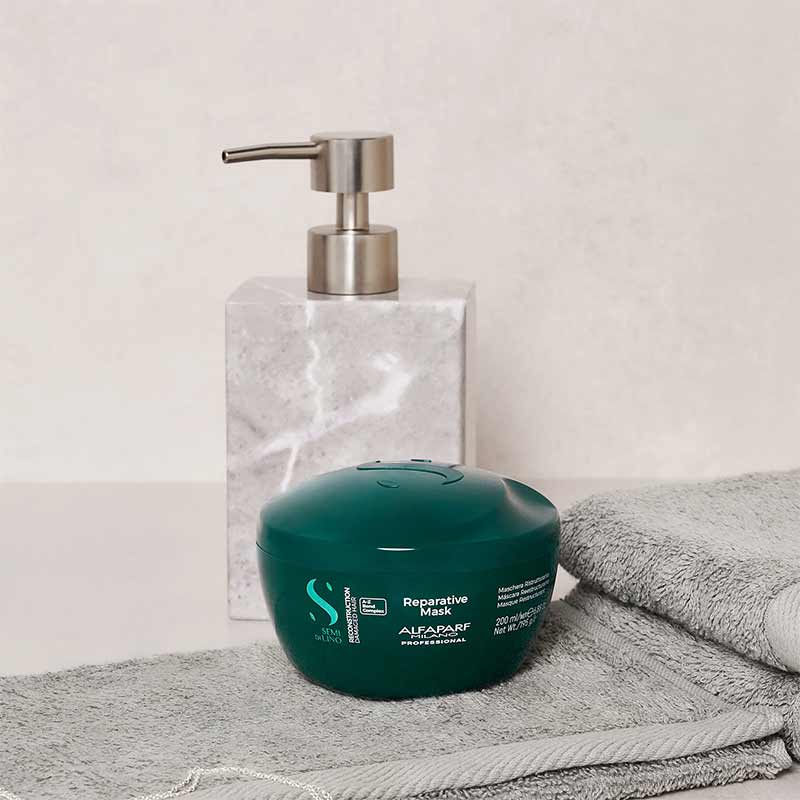 reconstruction mask, hair resilience, soft and silky hair, hair repair