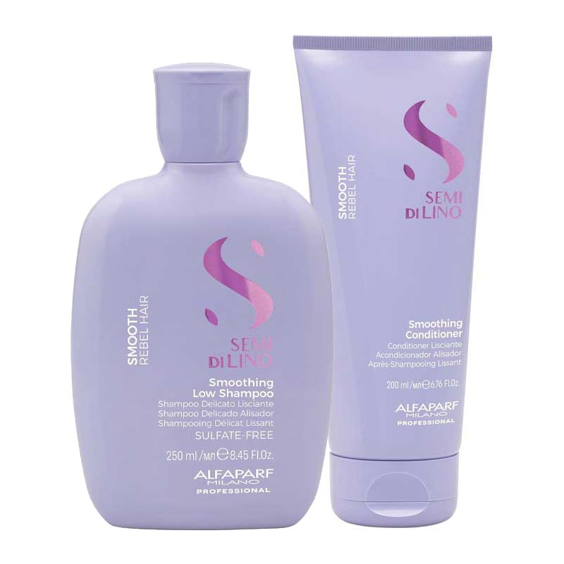 Alfaparf Semi Di Lino Smooth Smoothing Shampoo & Conditioner Duo