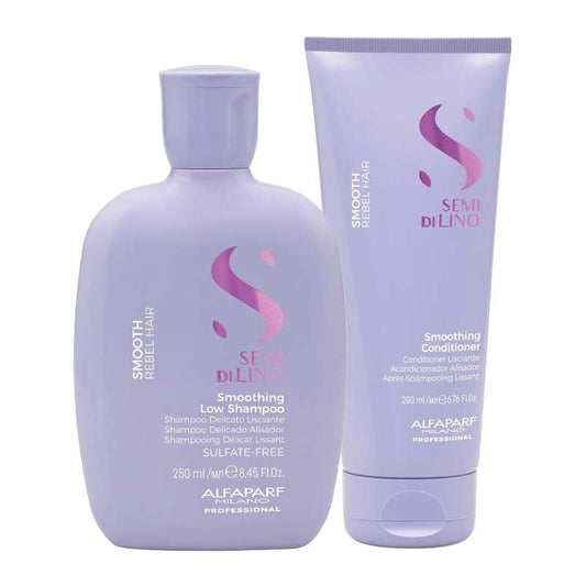 Alfaparf Semi Di Lino Smooth Smoothing Shampoo & Conditioner Duo