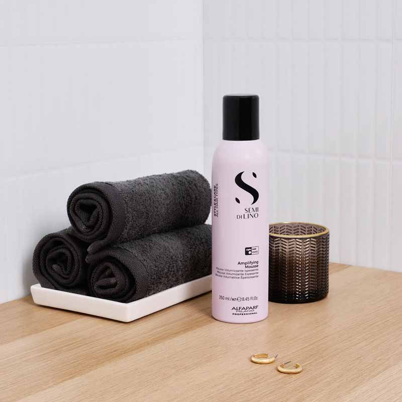 Alfaparf Semi Di Lino Style & Care Amplifying Mousse, volumising mousse