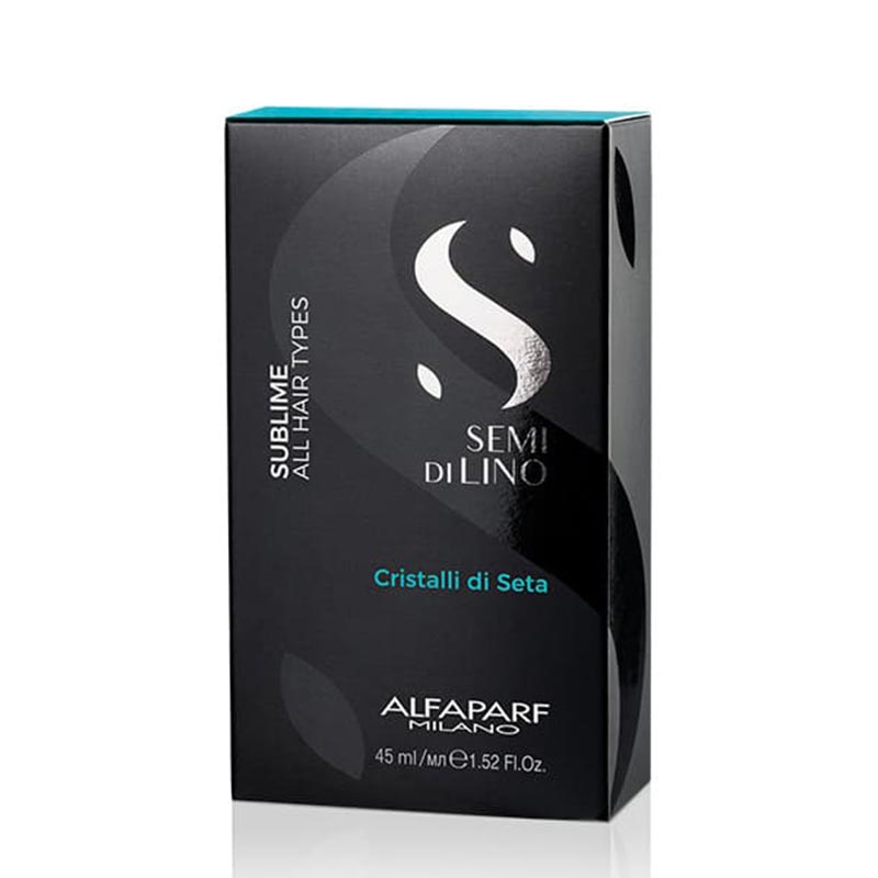 Alfaparf Milano Professional Semi Di Lino Sublime Cristalli di Seta | velvety | feather-light | silk-like touch.