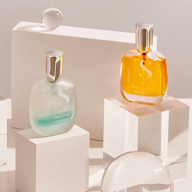 Alfaparf Semi Di Lino Sublime Cristalli di Seta Hair Serum, Alfaparf Cristalli Liquidi, Alfaparf hair oils