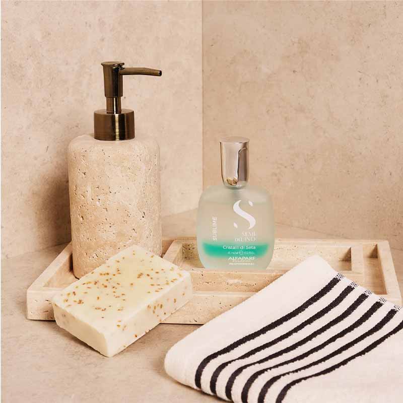Alfaparf Semi Di Lino Sublime Cristalli di Seta Hair Serum, professional hair oil