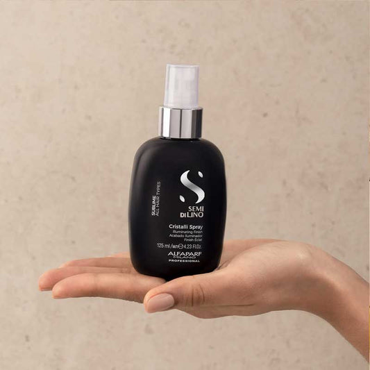 Alfaparf Semi Di Lino Sublime Cristalli Spray, Alfaparf Sublime range, professional hair styling products