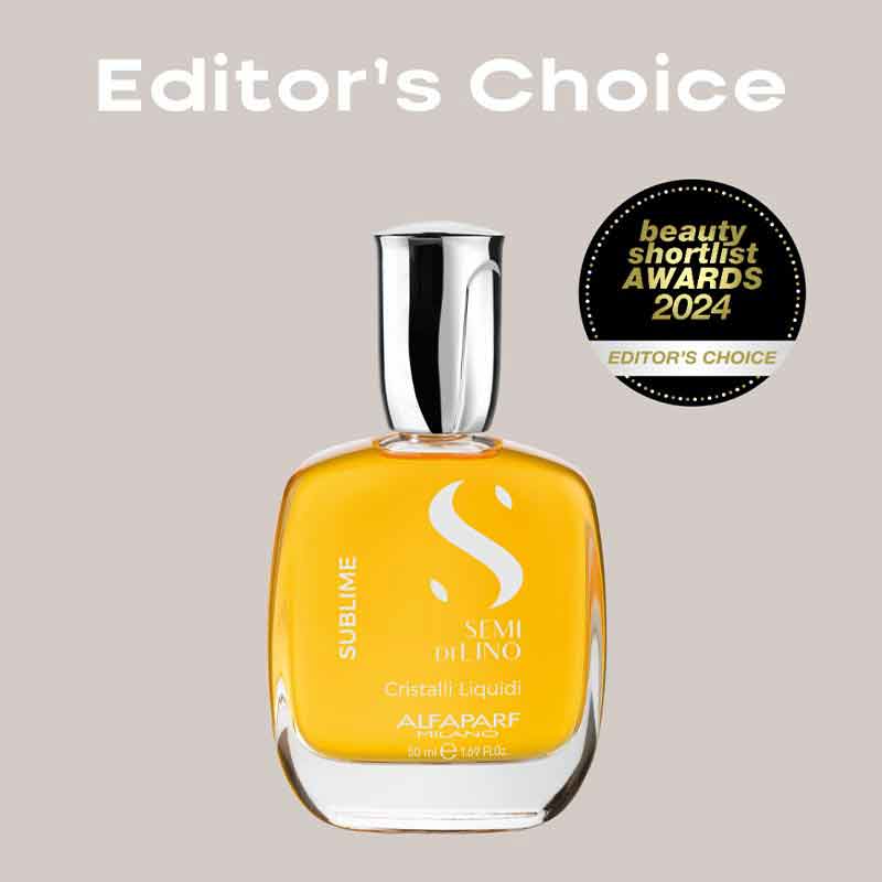 Alfaparf Milano Professional Semi Di Lino Sublime Cristalli Liquidi, heat protecting hair oil, professional haircare
