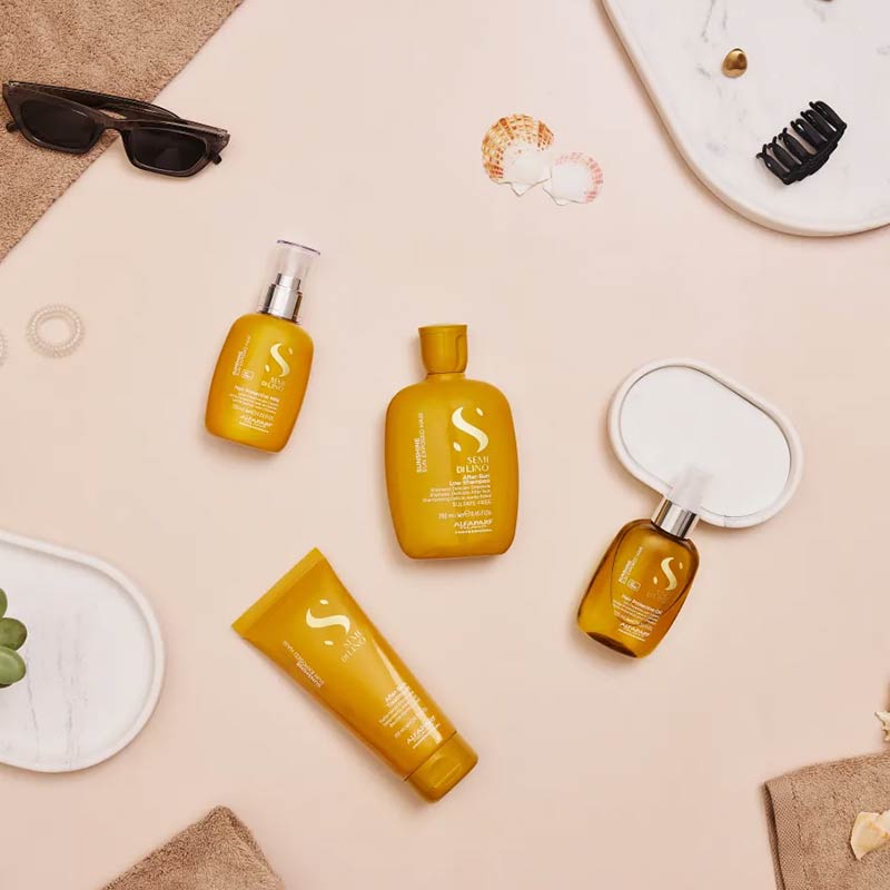 Alfaparf, Alfaparf Semi Di Lino Sunshine Hair Protective Oil For Sun Damaged Hair, Sunshine Range Alfaparf