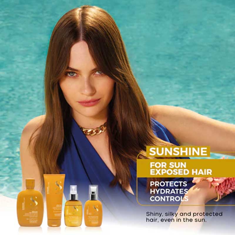 Alfaparf, Alfaparf Semi Di Lino Sunshine Hair Protective Oil For Sun Damaged Hair, Hair Treatment For Sun Exposed Hair