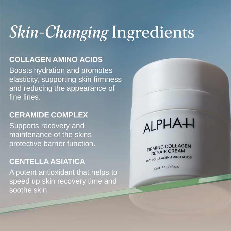 Alpha-H Firming Collagen Repair Cream Key Ingredients