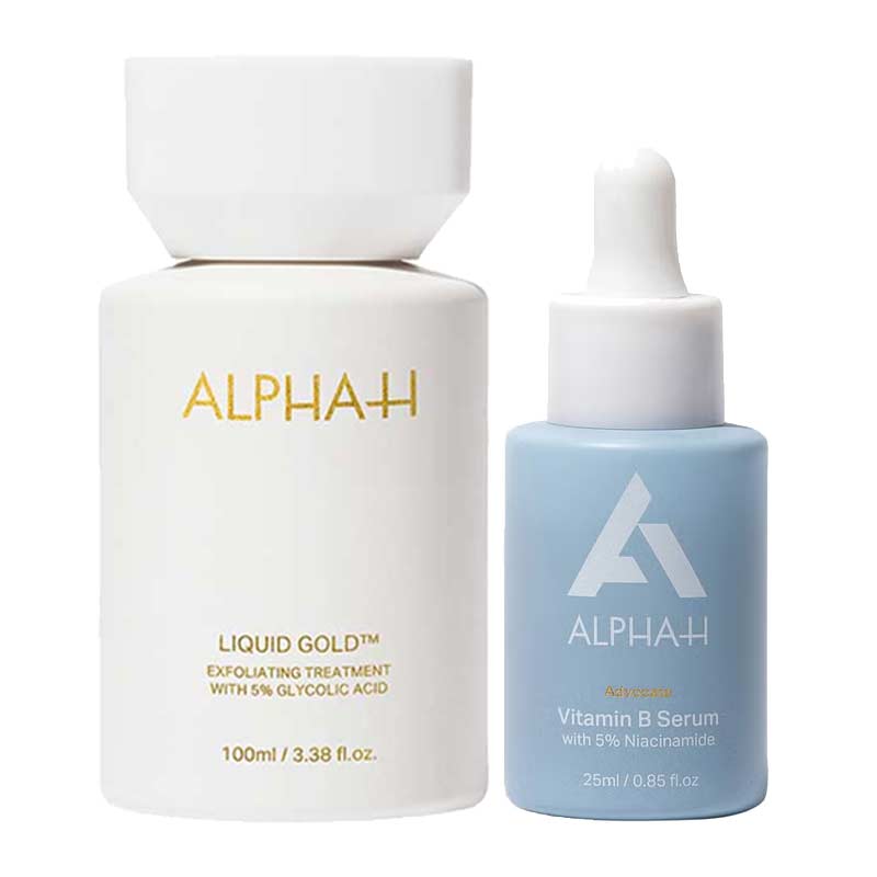 Alpha-H Liquid Gold Exfoliating Treatment with 5% Glycolic Acid & Vitamin B Serum
