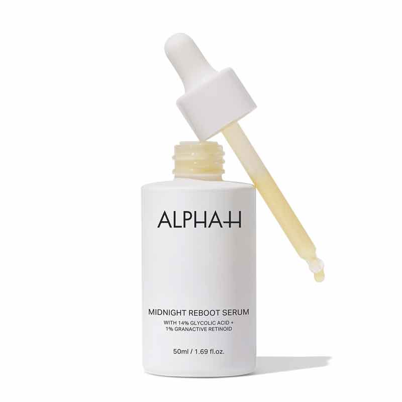 Alpha-H Midnight Reboot Serum, serum for ageing skin, glycolic acid serum, retinoid