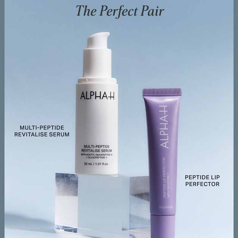 Alpha-H Multi-Peptide Revitalise Serum & Peptide Lip Perfector