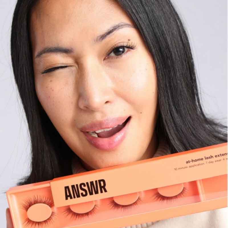 ANSWR At-Home Lash Extensions, individual eyelashes