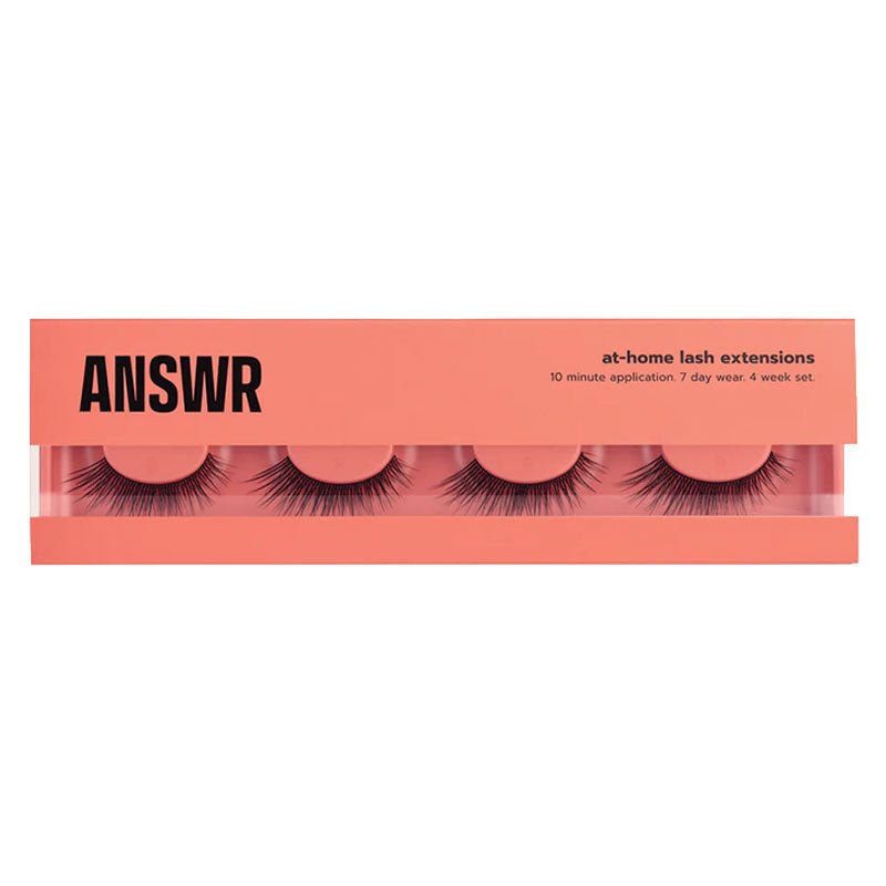 ANSWR At Home Lash Extensions, eyelash extensions, fake lashes, individual eyelash clusters