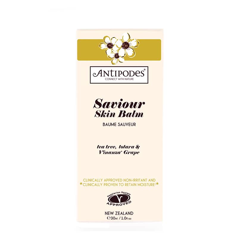Antipodes Saviour Skin Balm Mini | sore muscles cream | chapped dry skin | sunburn cream treatment