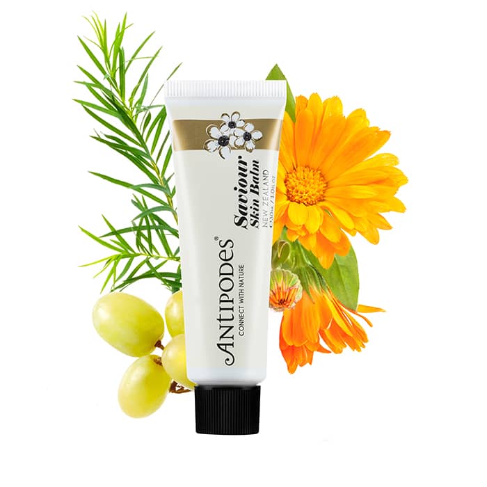 Antipodes Saviour Skin Balm Mini | sore muscles cream | chapped dry skin | sunburn cream treatment