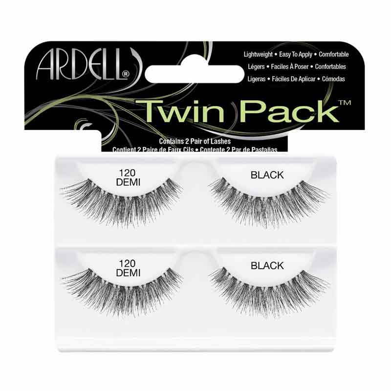 Ardell Wispies 120 Demi Lashes Black | medium length false eyelashes | medium volume