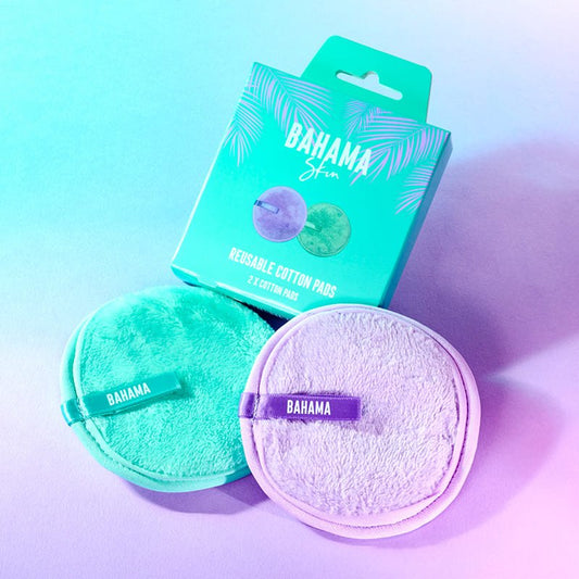 Bahama Skin Reusable Cotton Pads | Perfect for Makeup Removal and Face Cleansing | Provides Gentle Touch to Skin | Reusable and Easy to Clean | Eco-Conscious Choice for Beauty Routine