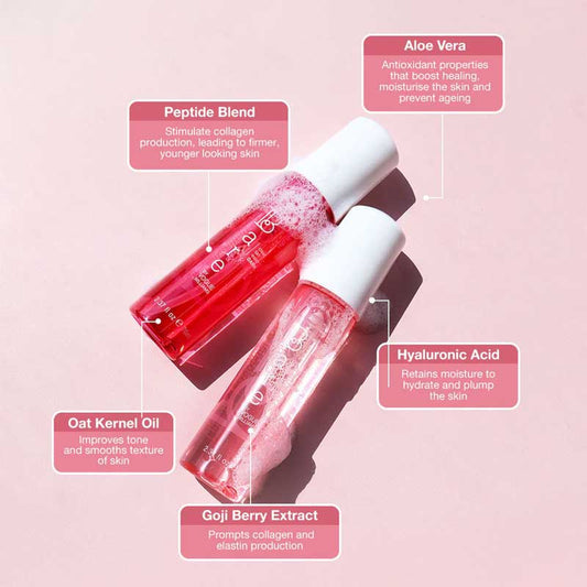 Bare by Vogue Clear Self Tan Water Travel Size Medium and Dark Key Ingredients