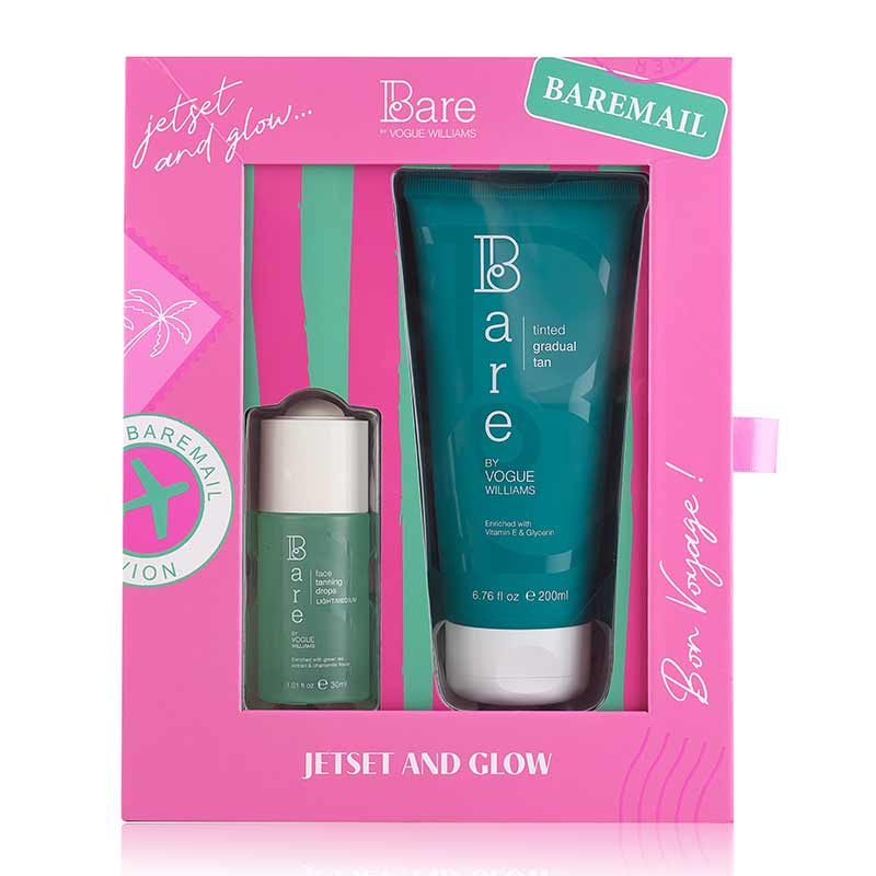 Bare by Vogue Jet Set and Glow Self Tanning Gift Set