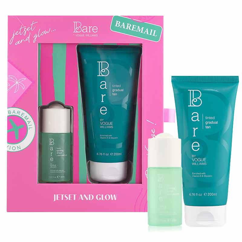Bare by Vogue Jet Set and Glow Self Tanning Gift Set