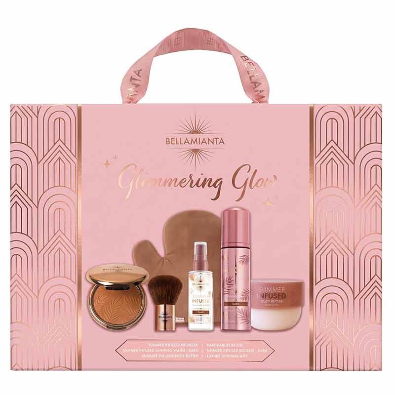 Bellamianta Glimmering Glow Self Tanning Gift Set Outer Box