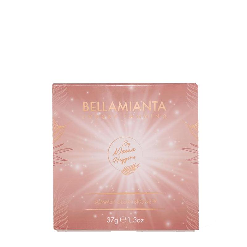 Bellamianta X Maura Higgins bronzing powder | body bronzer | sheer gold bronzer