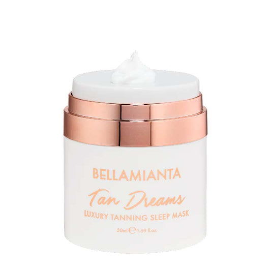 Bellamianta | Tan Dreams Luxury Tanning Sleep Mask | Self Tan | Face Tan | Rich moisturiser | hyaluronic acid