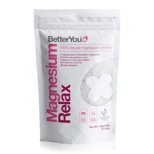 Better You Relax Magnesium Flakes have been designed to deliver a serene experience of relaxation, peace and tranquillity | Bath flakes dissolve and naturally aid muscle recovery while improving overall wellbeing
