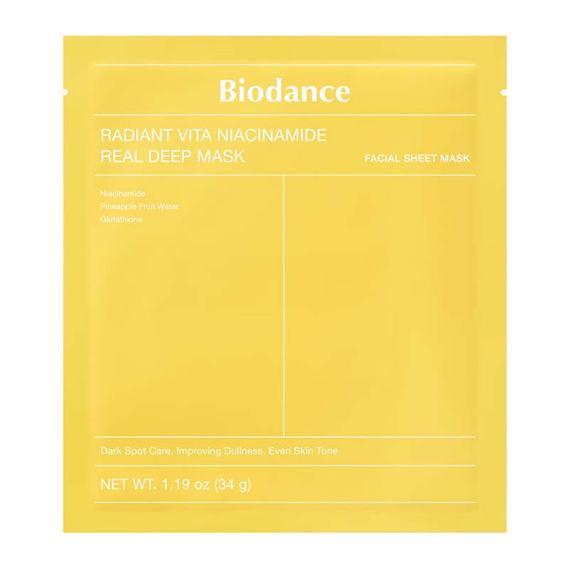 Biodance Radiant Vita Niacinamide Real Deep Mask 1 pack