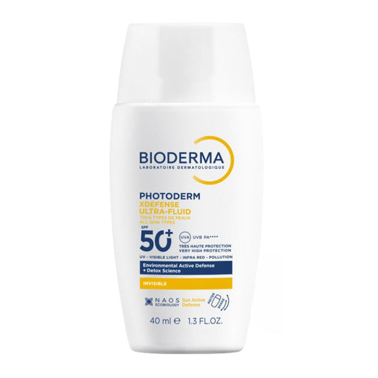 Bioderma XDefense Ultra Fluid SPF50+ Face Sunscreen, face spf, SPF 50 for face, sunscreen for face