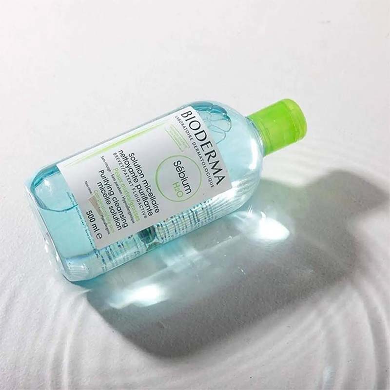Bioderma Sebium H2O Purifying Cleansing Micelle Solution | makeup remover | skincare | bioderma | bioderma skincare | cleanser | cleansing water | micellar water