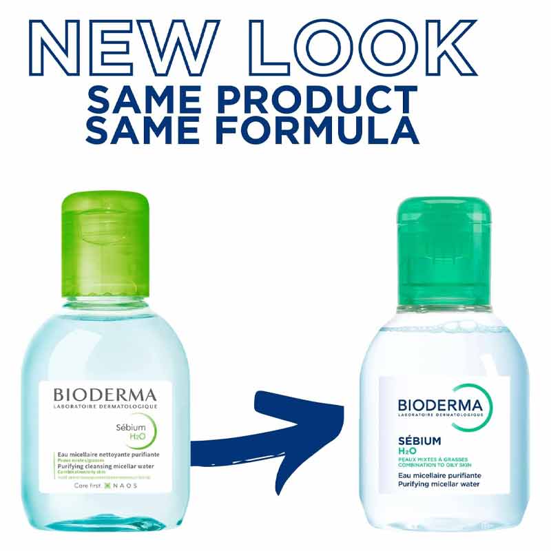 Bioderma Sebium H2O Purifying Micellar Water Travel Size New Packaging