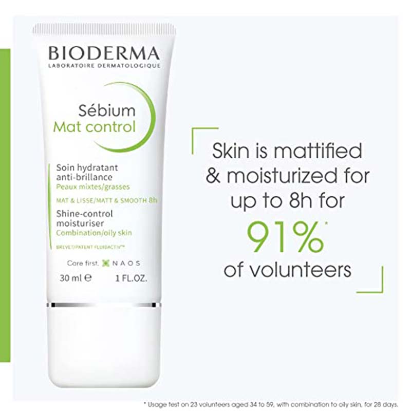 Bioderma Sébium Mat Control Shine-Control Moisturiser | Skincare | Bioderma | oily control moisturiser | combination skin | oily skin skincare | mattifying moisturiser | shine control skincare