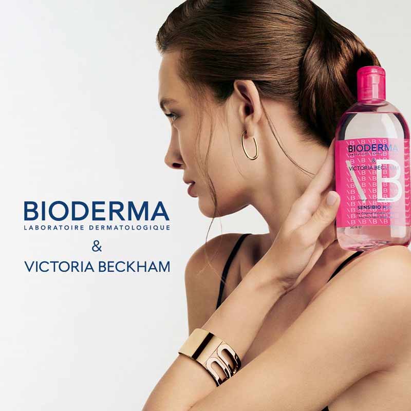 Bioderma Sensibio H2O Micellar Water Cleanser for Sensitive Skin Victoria Beckham Limited Edition