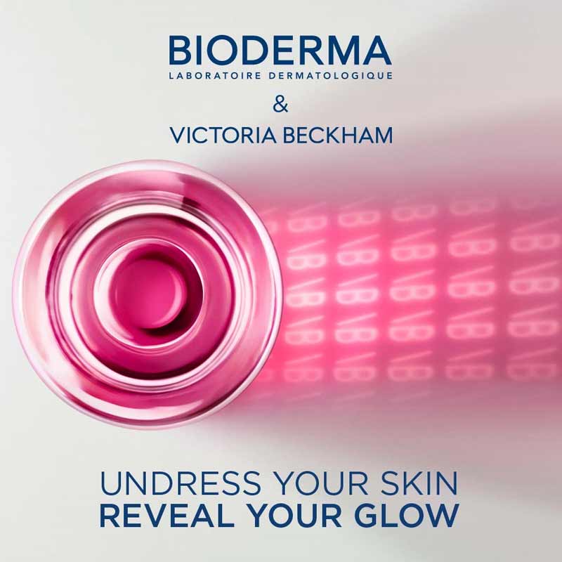 Bioderma Sensibio H2O Micellar Water Cleanser for Sensitive Skin Victoria Beckham Limited Edition Ad Campaign