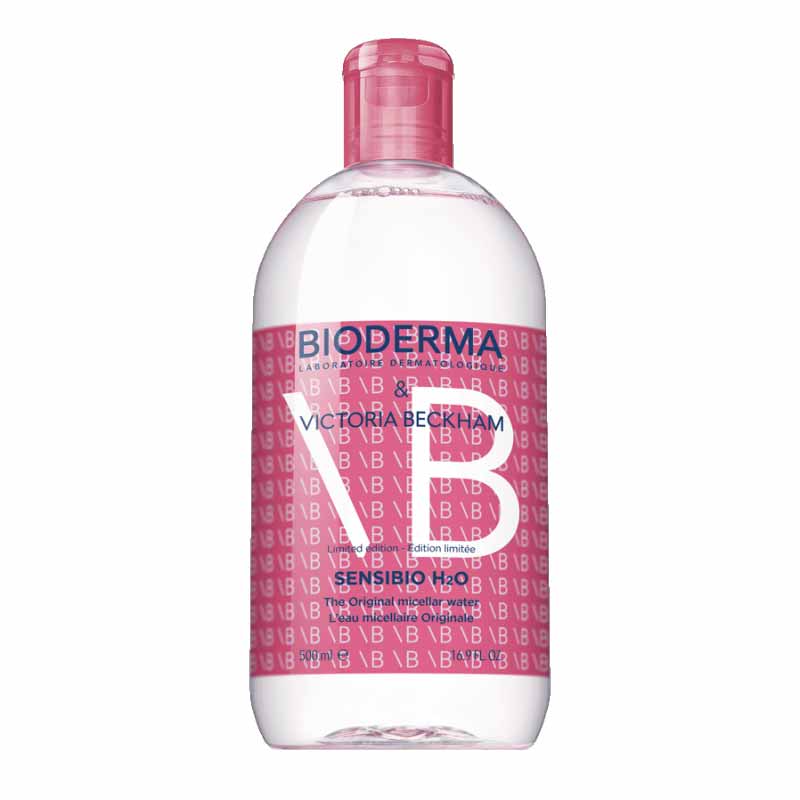 Bioderma Sensibio H2O Micellar Water Cleanser for Sensitive Skin Victoria Beckham Limited Edition Bottle