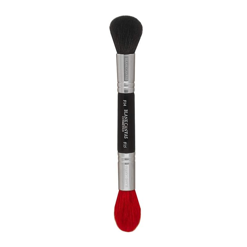 Blank Canvas F14/F15 Dual Ended Face Brush | make up brush