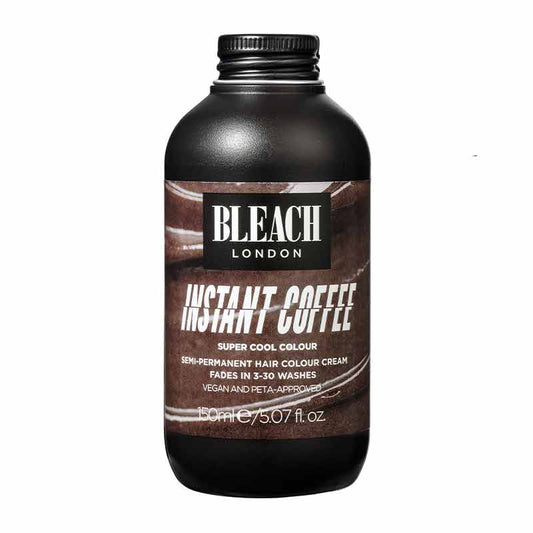 Bleach London Instant Coffee Super Cool Colour | semi-permanent | hair | dye | cream | brown | shade | adds | depth | dimension | warmth | look | unique | change | hair | locks | full | darker | root | stripes | framing | option | | depth | richness | warmth | uniqueness | color